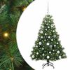vidaXL Kunstkerstboom met 150 LED met standaard Groen 120 cm PE en PVC