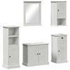 vidaXL Badkamermeubelset VIGO 5 pcs Antiek wit Massief grenenhout