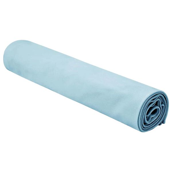 vidaXL Sporthanddoeken 2 pcs Blauw 140 x 70 cm Polyester en polyamide