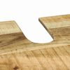 vidaXL Badkamermeubelset met plank 3 pcs Bruin Massief Mango Hout