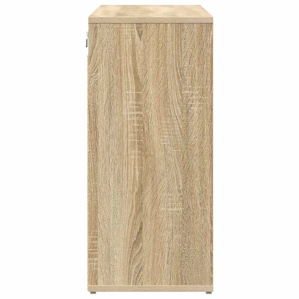 vidaXL Schoenenkast Sonoma Eiken 103 x 30 x 67 cm Bewerkt hout