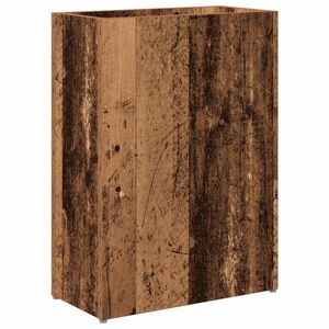 vidaXL Paraplu Standaard Oudhout 40 x 20 x 55,5 cm Bewerkt hout