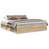vidaXL Bedframe sonoma eikenkleurig 180x200 cm Super King Size