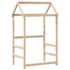 vidaXL Kinderbed met huisje en bankje massief grenenhout 90x190 cm