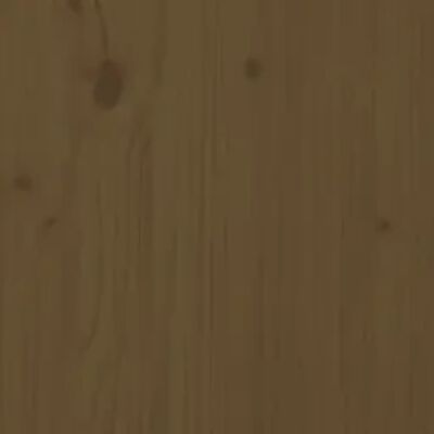 vidaXL Bedframe massief hout honingbruin 100x200 cm