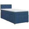 vidaXL Boxspringbed met matras met hoofdeinde Blauw 80 x 200 cm Stof