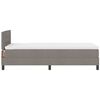 vidaXL Boxspringbed met hoofdeinde Taupe 90 x 190 cm Stof