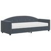 vidaXL Slaapbank met matras 80x200 cm fluweel donkergrijs