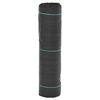 vidaXL Onkruidmembraan Zwart 0,5x50 m PP