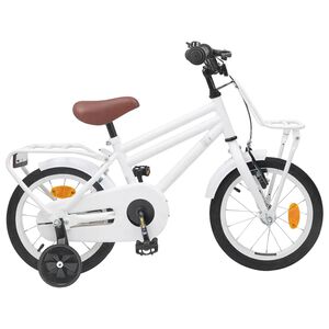 vidaXL Kinderfiets 12 Inch voor 2-4 jaar oud Wit