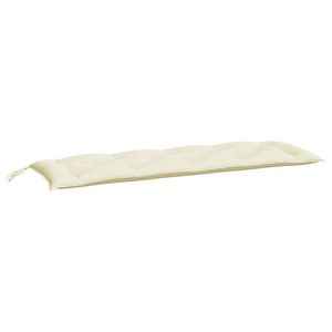 vidaXL Tuinbankkussen 150x50x7 cm oxford stof cr&egrave;mewit