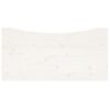 vidaXL Bureaublad 110x60x2,5 cm massief grenenhout wit