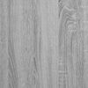 vidaXL Boekenkast 66x30x130 cm bewerkt hout sonoma grijs