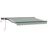 vidaXL Handmatige Luifelhouder met LED's 3,5 x 2,5 m