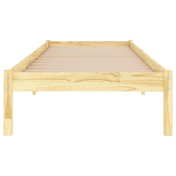 vidaXL Bedframe massief hout 90x190 cm