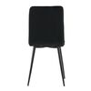 Venture Home Eetkamerstoelen 2 st Windu fluweel zwart