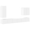 vidaXL TV Wandkast Set 6 st Wit