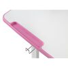 Vipack Kinderbureau verstelbaar Comfortline 201 met stoel roze en wit