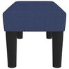 vidaXL Bankje 70x30x30 cm stof blauw