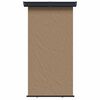 vidaXL Zijscherm Balkon 100% polyester ijzer staal