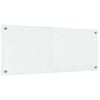 vidaXL Keuken Achterwand Doorzichtig 100 x 40 cm gehard glas