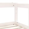 vidaXL Kinderbedframe 70x140 cm massief grenenhout wit