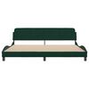 vidaXL Bedframe "Dover" 200x200 cm fluweel donkergroen
