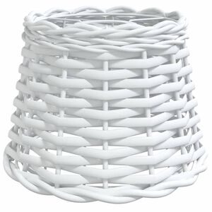vidaXL Plafondlampenkap &Oslash;20x15 cm wicker wit