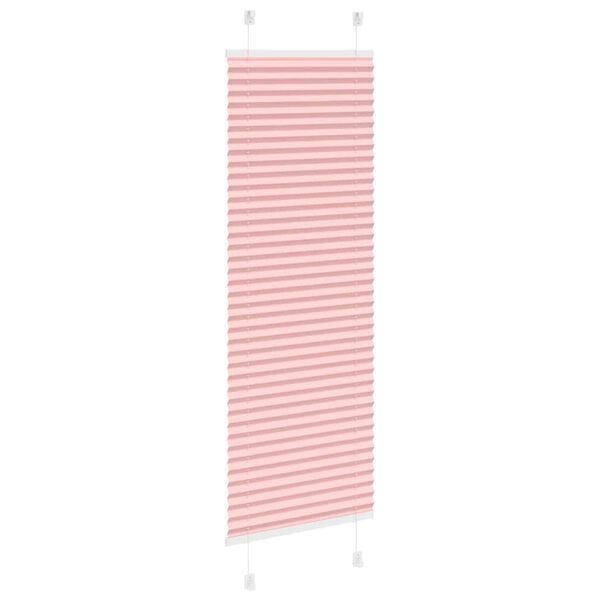 vidaXL Pliss&eacute; rolgordijn 45x100 cm stofbreedte 44,4 cm polyester roze