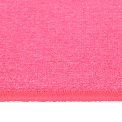 vidaXL Bedtapijten shaggy hoogpolig 3 st roze