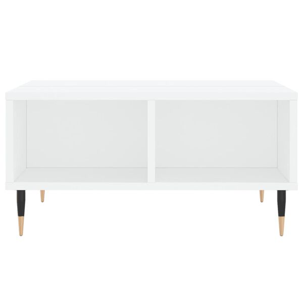 vidaXL Salontafel 60x60x30 cm bewerkt hout wit