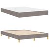 vidaXL Boxspringbed met matras Taupe 160 x 200 cm Stof
