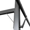 vidaXL Pergola met uitschuifbaar dak 395x292x230 cr&egrave;mekleurig