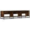 vidaXL Tv-meubel 180x40x46 cm bewerkt hout gerookt eikenkleurig