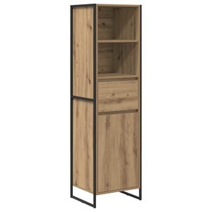vidaXL Boekenkast Artisanaal eiken 43 x 36 x 150.5 cm Bewerkt hout