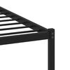 vidaXL Bedframe zonder matras metaal gerookt eikenkleurig 90x190 cm