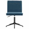 vidaXL Eetkamerstoelen 4 st fluweel blauw