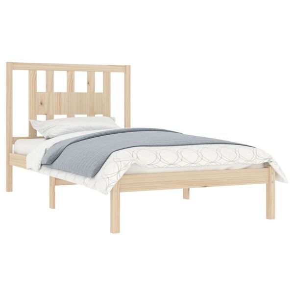 vidaXL Bedframe massief grenenhout 100x200 cm
