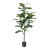 Emerald Kunstplant vioolbladplant 120 cm