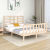 vidaXL Bedframe massief hout 140x190 cm