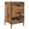 vidaXL Nachtkastje Oudhout 40 x 40 x 66 cm Bewerkt hout