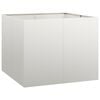 vidaXL Plantenbak 100x100x80 cm roestvrij staal