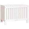 vidaXL Tuinbox 76x42,5x54 cm massief grenenhout wit
