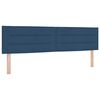 vidaXL Boxspringbed met matras met hoofdeinde Blauw 180 x 200 cm Stof