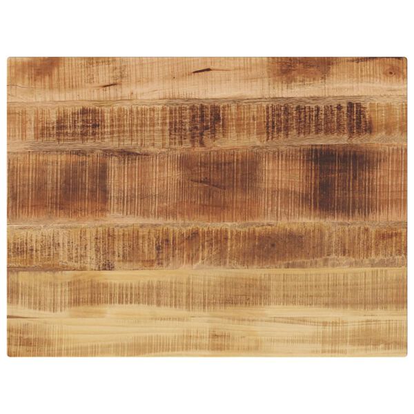 vidaXL Tafelblad rechthoekig 80x70x3,8 cm massief ruw mangohout