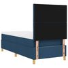 vidaXL LED Box Spring Bed met matras Blauw 100 x 200 cm Stof