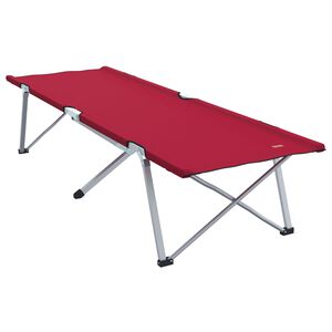 vidaXL Opvouwbaar Camping Bed Rood 62 x 194 x 42 cm Oxford stof