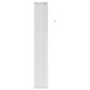 vidaXL Jaloezie Wit 45 x 250 cm 35 mm Massief Paulowniahout