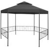 vidaXL Tuinprieel 323x275x265 cm antraciet
