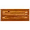 vidaXL Tuinwandtafel 80x35x75 cm massief acaciahout